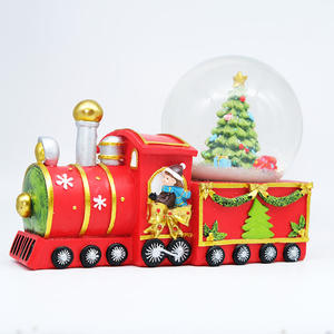 Ustom-caja de música de resina, bola de cristal, luz de cristal - Product Image 6