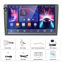 Autoradio Android Podofo 9'' 2+32GB Autoradio sans fil CarPlay/Android Auto/ DSP/FM/RDS/WiFi Stéréo de voiture OEM ODM Vente en gros