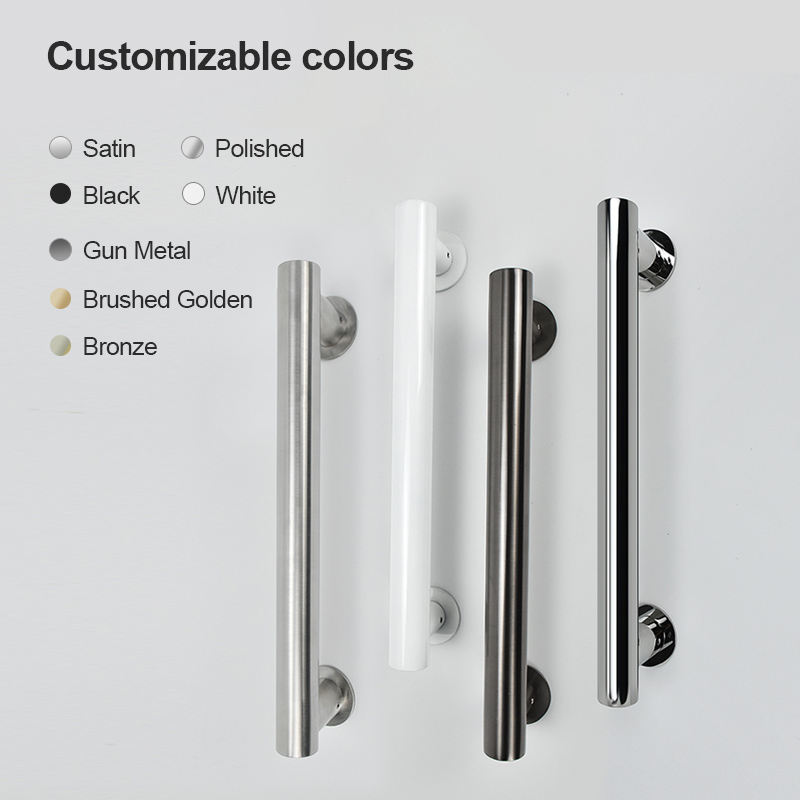 Wall Mounted SUS304 Grab Bar Safety Disabled Toilet Rail Handle For Bathroom Shower Bathtub Handrails