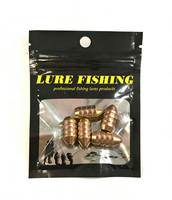 Plombs de pêche cylindriques en laiton et cuivre de haute qualité 1,8g 3,5g 5g 7g 10g pour accessoires de pêche