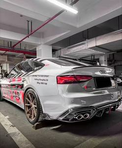 ดิฟฟิวเซอร์หลังคาร์บอนไฟเบอร์ทรง AE สำหรับ <span class=keywords><strong>Audi</strong></span> <span class=keywords><strong>A5</strong></span> B9.5 <span class=keywords><strong>S</strong></span> <span class=keywords><strong>Line</strong></span> ปี <span class=keywords><strong>2021</strong></span>+ พร้อมไฟ LED  ลิ้นกันชนหลัง - Product Image 4