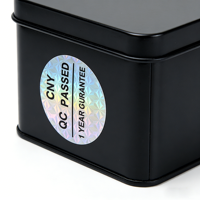 Etiquetas Adhesivas de Vinilo Holográfico Personalizadas, Resistentes al Agua, Brillantes, de Alta Adhesión, con Forma Personalizada y Logotipo Personalizado