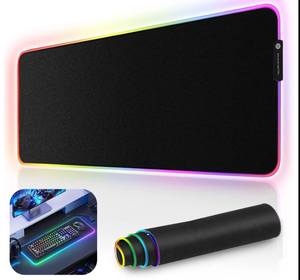 Alfombrilla de ratón para juegos de ordenador, accesorios para Pc, alfombrilla de ratón para juegos, alfombrilla de ratón Rgb impermeable Xxl más grande con carga inalámbrica - Product Image 1