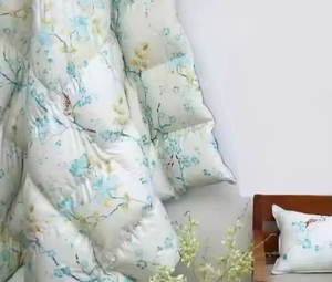 Nouveaux ensembles de couvre-lit d'été imprimés en coton-<span class=keywords><strong>Couette</strong></span> et taie d'oreiller personnalisées de 7 pièces <span class=keywords><strong>Couette</strong></span> en duvet de <span class=keywords><strong>canard</strong></span> - Product Image 4