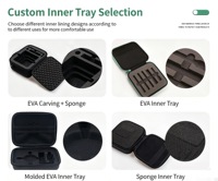 Étui de protection en EVA de qualité supérieure, étanche et antichoc, pochette organisatrice électronique personnalisable avec logo pour batterie externe, disque dur