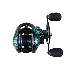 角度激光油漆铸造轮卷轴钓鱼7.<span class=keywords><strong>2</strong></span>:1齿轮比10公斤最大阻力金属摇杆Baitercaster池塘卷轴 - Product Image 1