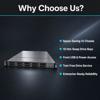 Perangkat Komputasi Rak Enterprise 2U Generasi V7 Chipset Memori yang Dapat Diperluas Opsi Daya Redundan Server Rak Handal 1158H V7