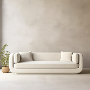 Juego de Sofás de Lino de Lujo Moderno y de Alta Calidad, Muebles para el Hogar, Sofá Seccional para Sala de Estar - Product Image 1