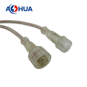 <span class=keywords><strong>AHUA</strong></span>, dispositivos de visualización de iluminación de ventas, arnés de cables M12, conector moldeado macho hembra de 4 pines, conector LED - Product Image 2