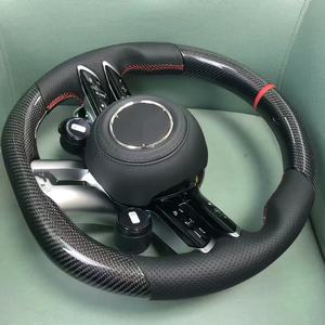 พวงมาลัยปรับแต่งได้สำหรับ W206เมอร์เซเดสเบนซ์ AMG C E S G-Class W214 W222 G500 G55 G63 <span class=keywords><strong>S500</strong></span>คาร์บอนไฟเบอร์ - Product Image 3
