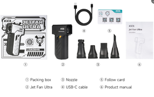 Ventilador Turbo Jet Mini OEM ODM, Soplador de Aire Comprimido Ultracompacto y Portátil para Escalada en Roca al Aire Libre - Product Image 4