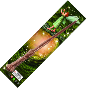 Bacchetta magica illuminata wandard Witch Witch suono illuminante bacchetta 14.6 pollici per festa di <span class=keywords><strong>Halloween</strong></span> <span class=keywords><strong>Costume</strong></span> Cosplay accessorio marrone - Product Image 1