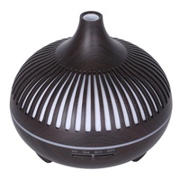 Dropshipping 500ml Diffuseur ultrasonique d'arôme en grain de bois Diffuseur d'huiles essentielles Humidificateur Diffuseur d'air pour la maison