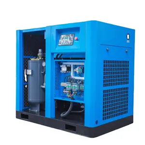 30hp 22kw China Industrial Equipment stationary Electric rotary type screw air compressor