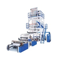 Pompe à huile pour machine de soufflage de film rétractable à granulation écologique PE/HDPE/LDPE/LLDPE, avec moteur à vis simple et boîte de vitesses, diamètre de vis 50 mm