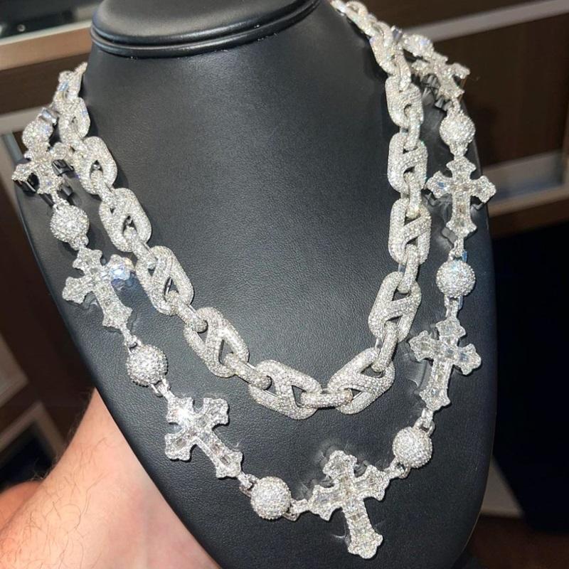 chaîne cubaine-blanc