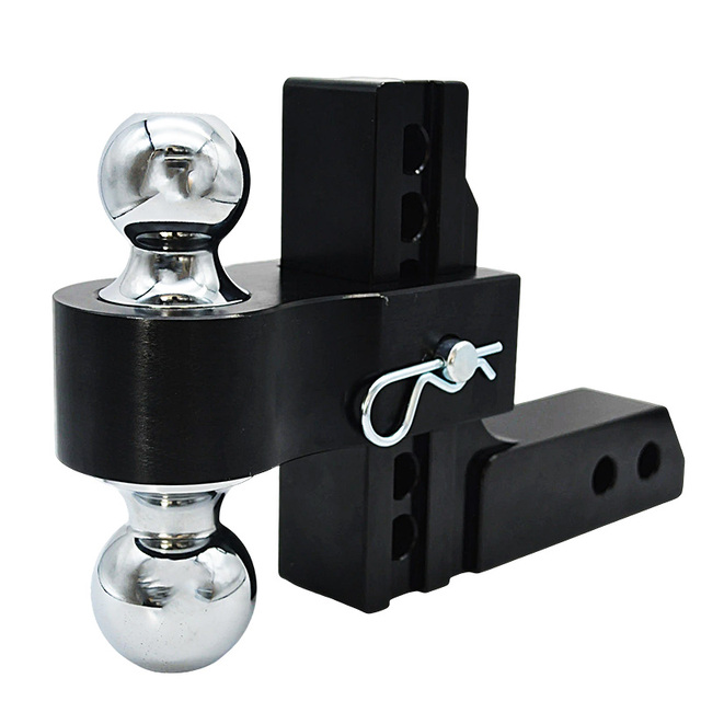 Bytes 6" Drop Adjustable Aluminum Alloy Hitch Ball Mount New Condition Trailer Parts & Accessories