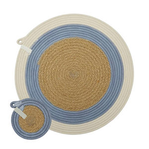 Wholesale Round Jute Heat-Resistant Decorative <b>Placemats</b> Custom Home Decor <b>Placemats</b> - Product Image 6