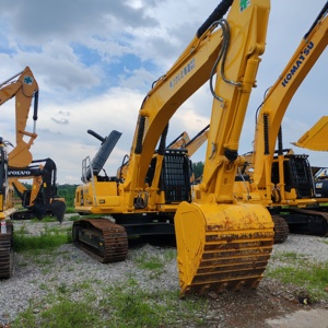 รถขุดตีนตะขาบ Komatsu PC350LC มือสองพร้อมใช้งาน เครื่องจักรกลหนักสำหรับงานก่อสร้าง ใช้สำหรับทำลายหิน - Product Image 1