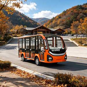 Large Capacity Pure Electric Shuttle Bus Comfort Interior <b>Air</b> <b>Conditioner</b> Equipped EV Bus For Airport & Scenic Spot - Product Image 1
