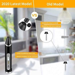 New Arrival Milk Frother Handheld 3 Heads Electric Whisk Drink Foam Mixer - Product Image 6