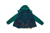 Chaqueta Sherpa Informal para Hombre, 100% Poliéster, Verde, Talla XL, Cuello Alto, Logotipo Frontal, Cremallera, Abrigo Cálido de Invierno, Forro de Malla Verde