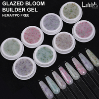 Lehchis HEMA TPO FREE Gel crème durcissant pour extension d'ongles, Gel UV avec fleurs, Fournisseur d'ongles de Chine