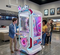 Machine d'arcade Roue de la Fortune, Distributeur de Boîtes Mystères à Monnayeur, Abordable, Direct Usine, pour Centres de Divertissement