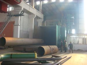 Temizlik için kullanılan yeni tip büyük çelik çizilmeye dayanıklı çelik boru kumlama makinesi - Product Image 4