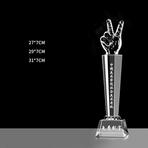 Pha lê thủy tinh giải thưởng <span class=keywords><strong>Trophy</strong></span> với in phun cát khắc biểu tượng tùy chỉnh và từ <span class=keywords><strong>Trophy</strong></span> - Product Image 5