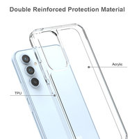 Coque rigide antichoc transparente pour Samsung Galaxy A54 5G