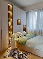 Escritorio de Computadora Combinado Multifuncional Moderno Independiente Personalizado con Armario Integrado para Dormitorio, Muebles para el Hogar