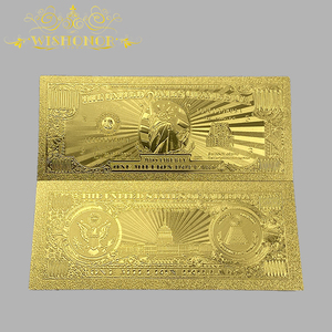 Billetes de Banco de Oro de América, Billetes de 1 a 1 Millón de Dólares, Chapados en Oro de 24K, para Colección - Product Image 6