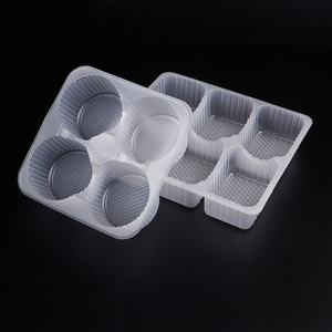 Bandeja de embalaje de alimentos de PP personalizada para panecillos, dumplings, postres, molde tipo blíster sin tapa, apta para uso alimentario, tamaño personalizable - Product Image 1