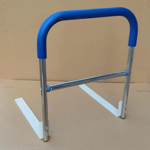 Barandillas de cabecera para ancianos y mujeres embarazadas, barandilla de seguridad cómoda de 120 cm de color azul con altura de protección de 40 cm - Product Image 1