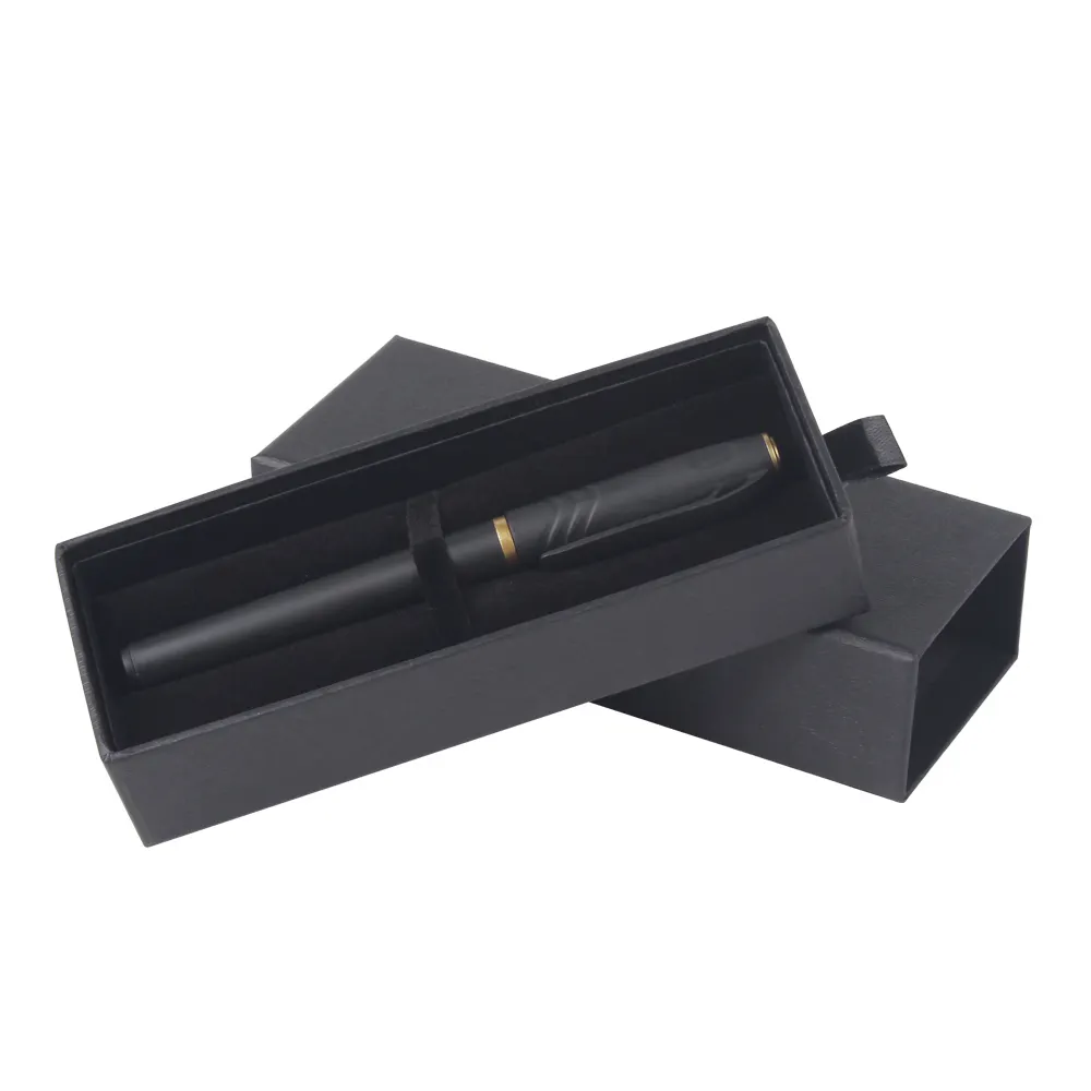 Pen Box Wholesale Stock Drawer Paper Box Black Pen Gift Storage Packaging Pen Box