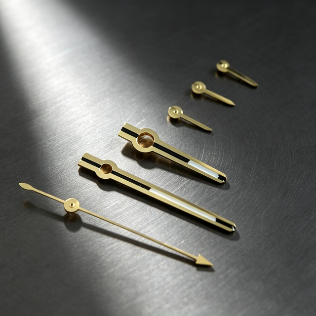 Gold Luminous Watch Hands Set Hour Minute Second Hands Glow in Dark Replacement Parts for Mechanical Watch Modify Repair