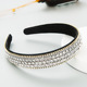 Bandeau fin personnalisable entièrement orné de strass |   Directement de l'usine |   Accessoires de cheveux scintillants pour les fêtes