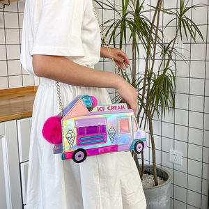 Commercio all'ingrosso di ragazze bambini piccoli laser auto singolo sacchetto di spalla del fumetto dei capretti svegli mini bag - Product Image 5