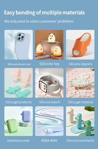 Adhésif instantané JXY Guo-elephant 406 à très faible viscosité, cyanoacrylate d'éthyle : Mécanisme de liaison pour plastiques et élastomères - Product Image 3