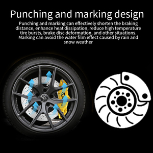 Discos de freno de coche rotores de freno automotrices de alto rendimiento sin ruido al por mayor para TOYOTA (FAW)(<span class=keywords><strong>GR</strong></span>) TownAce - Product Image 5