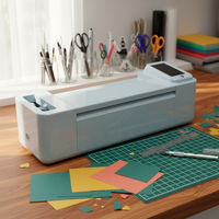 Plotter de Corte Automático Inteligente ECUT con Doble Cuchilla para Hendido y Corte de Contornos Automáticos para Manualidades y Regalos