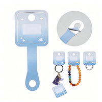 Carte de présentation de bijoux en PVC pliable personnalisée avec languette de suspension pour colliers et boucles d'oreilles, avec trou de suspension