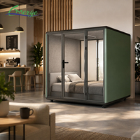 Cabine de repos acoustique moderne, bureau privé, cabine modulaire silencieuse pour le travail, l'hôtel, l'aéroport, la salle d'attente