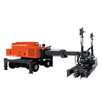 Machine à niveler le béton laser autopropulsée Hwaon avec flèche télescopique, haute précision, pour la pose de revêtements de sol, moteur industriel