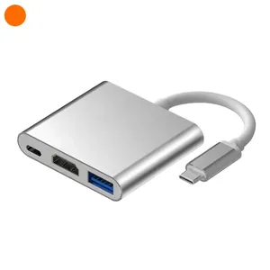 Promoção Premium OEM 3 em 1 USB Tipo C HUB Cabo Adaptador para 1080P 4K HDMI + USB 3 em 1 Conversor USB C Docking Station HUB