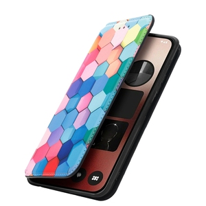 Para Nothinbg Phone 2A Fashion Printed Wallet stand case, funda con tapa magnética con tarjetero para Tecno Spark 20 Pro Plus - Product Image 3