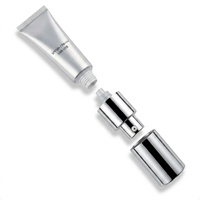 Tube ABL 20ml 50ml en gros, pompe sans air 25mm, pour sérum et crème solaire, impression sérigraphique, logo personnalisé, commande en gros, direct usine, OEM ODM