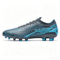 Chaussures de football personnalisées en matériaux variés, fournisseur agréé Jinjiang, chaussures de football à tige basse pour la vitesse