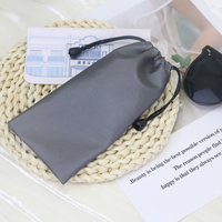 Pochette en verre imperméable personnalisée avec cordon de serrage, sacs pour lunettes, pochette pour lunettes de soleil avec logo